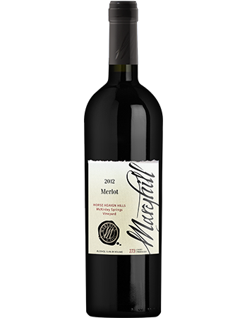 2012 Merlot, McKinley Springs Vineyard