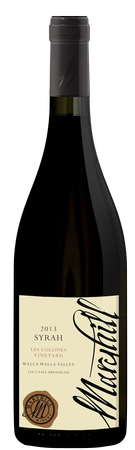 2013 Syrah, Les Collines Vineyards